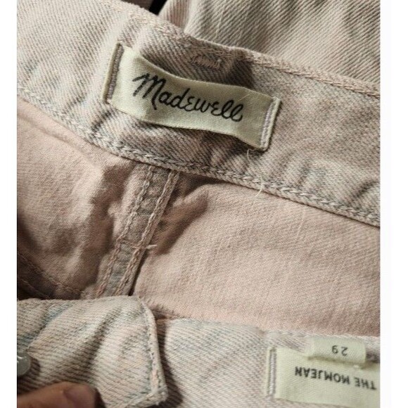 Madewell The MomJean Overdyed Edition Pink Purple Lilac Size 29 - Picture 11 of 12